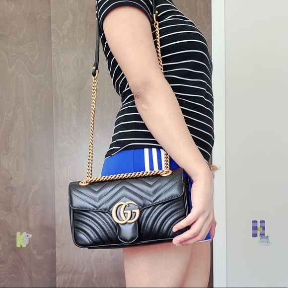 🚫SOLD🚫 Gucci GG Marmont small matelassé shoulder bag - Picture 4 of 12